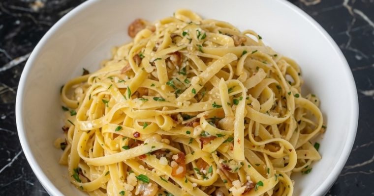 Fettucine Aglio e Olio