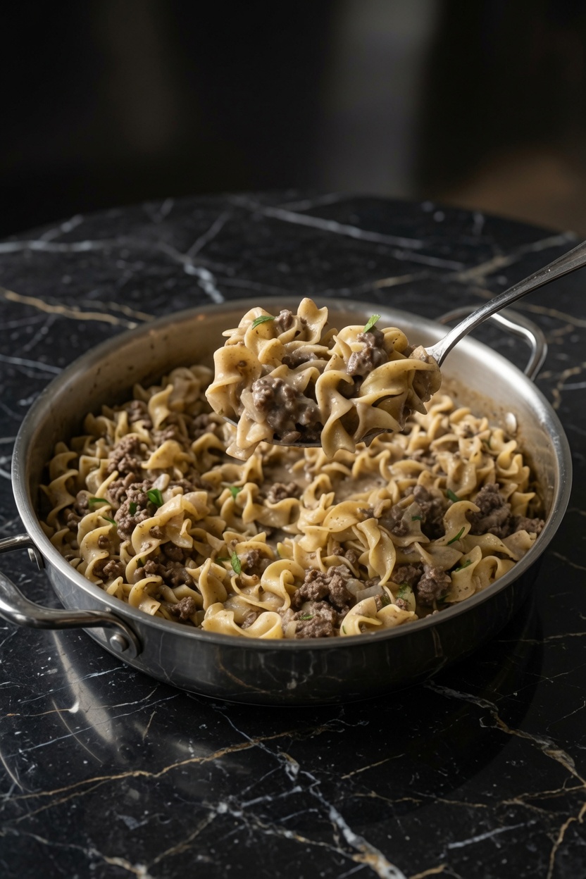 Easy Beef and Noodles