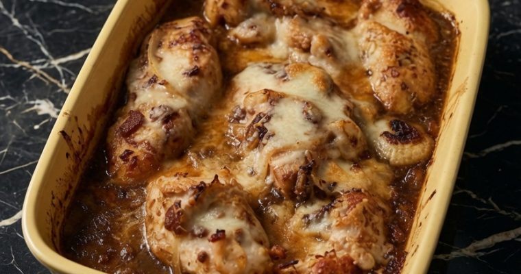French Onion Chicken Skillet