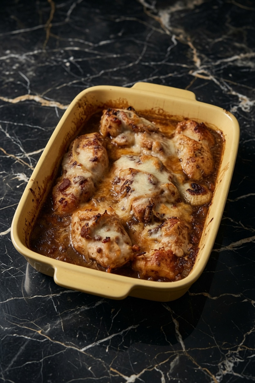 French Onion Chicken Skillet