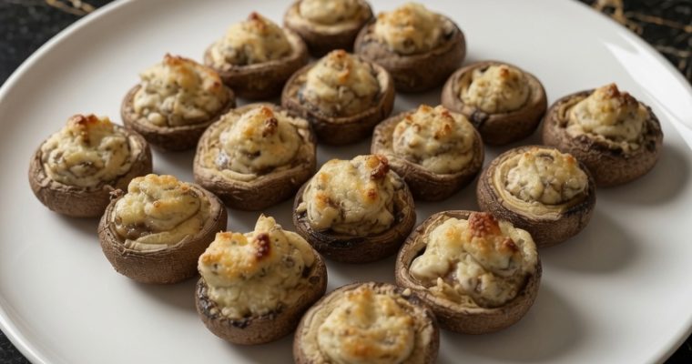 Cream Cheese Stuffed Mushrooms
