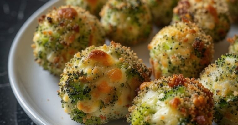 Baked Broccoli Cheese Balls