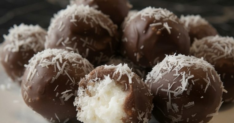 No Bake Coconut Cream Balls