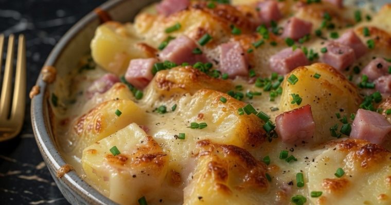 Ham and Potato Au Gratin