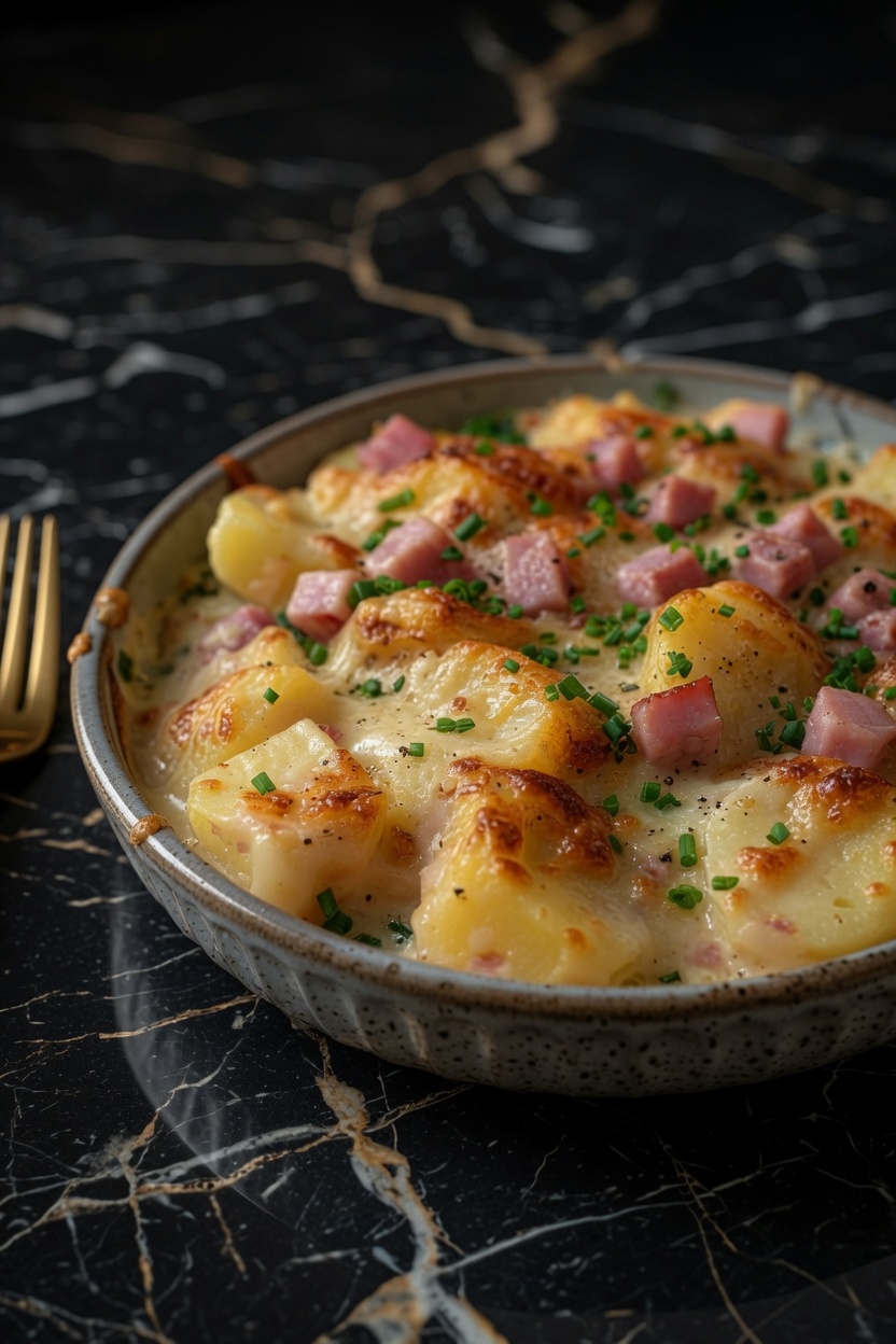 Ham and Potato Au Gratin