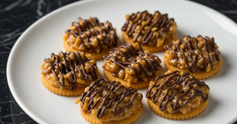 NO-BAKE COPYCAT SAMOA GIRL SCOUT COOKIES