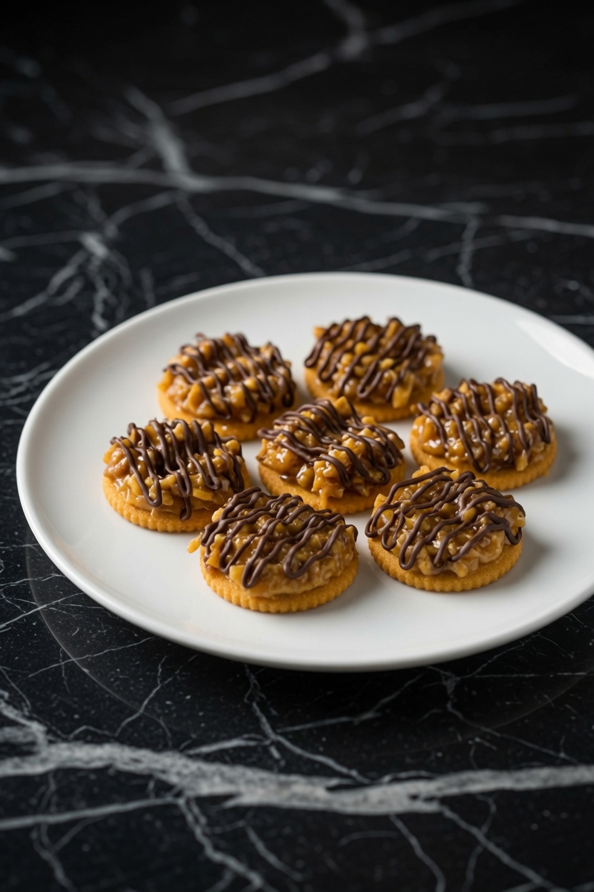 NO-BAKE COPYCAT SAMOA GIRL SCOUT COOKIES