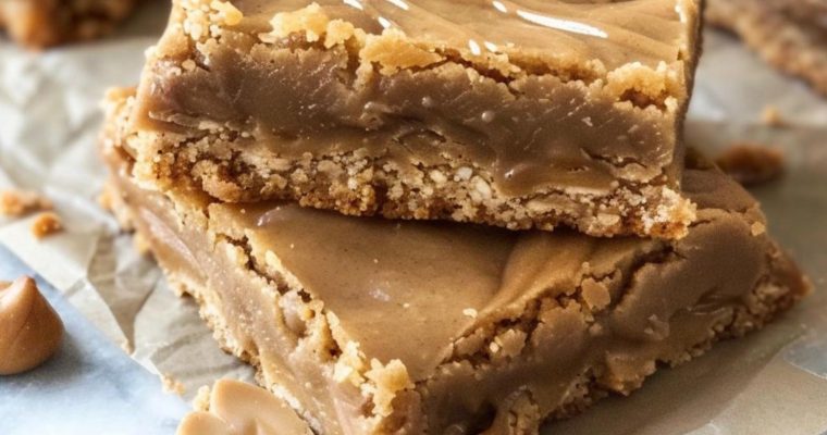 Peanut Butter Lunch Lady Cookie Bars