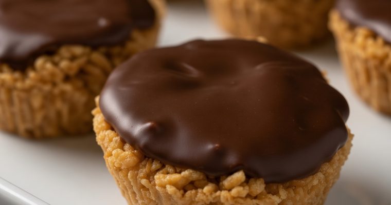 Peanut Butter Balls with Chocolate Rice Krispies