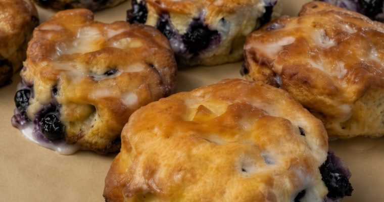 SWEET BLUEBERRY BISCUITS