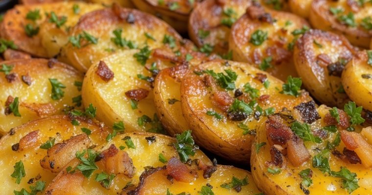 SLICED BAKED POTATOES
