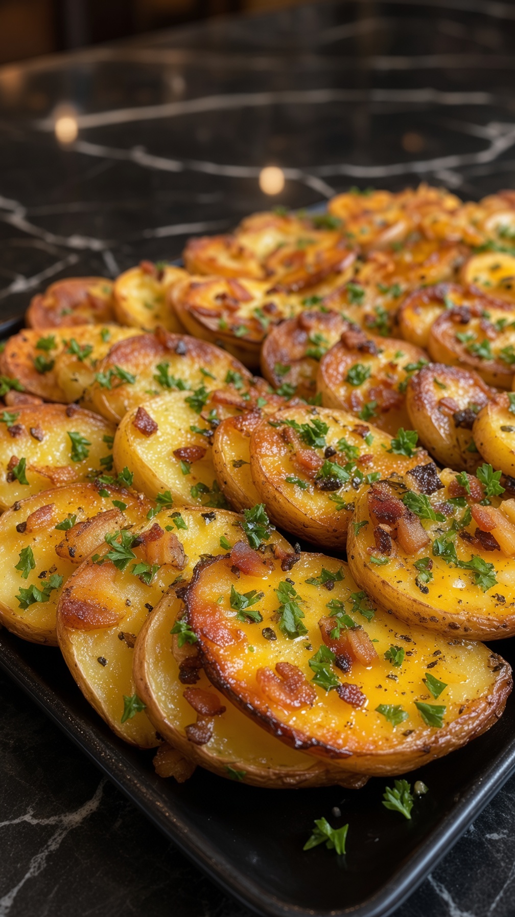 SLICED BAKED POTATOES