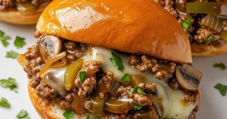 Philly Cheese Steak Sloppy Joes