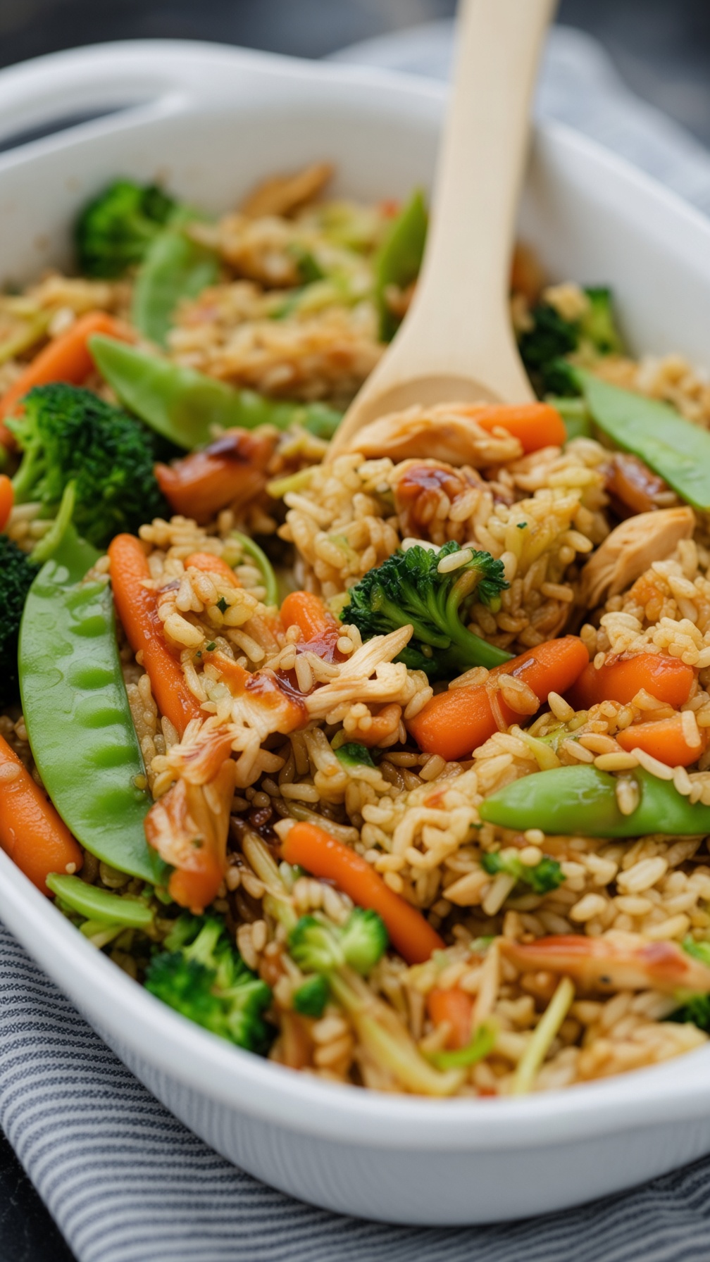Teriyaki Chicken and Rice Casserole