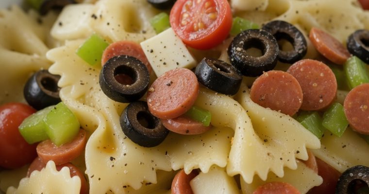 Pepperoni Pizza Pasta Salad