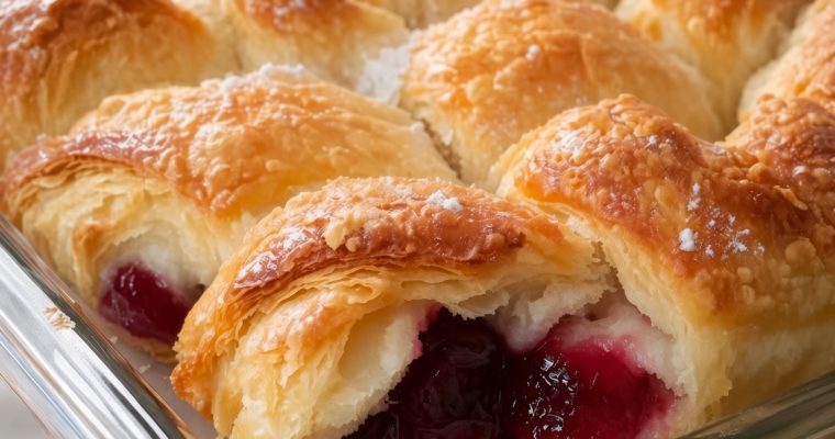 CHERRY FILLED CRESCENT ROLLS