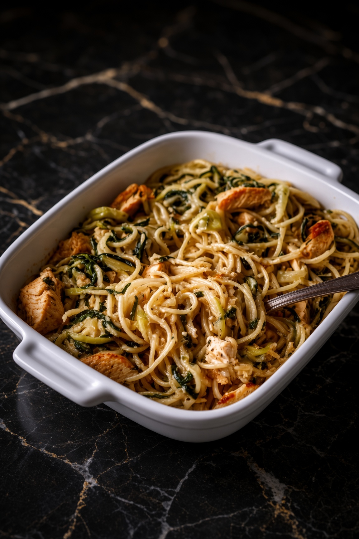 Monterey Chicken Spaghetti Bake