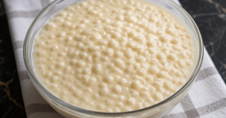Homemade Tapioca Pudding