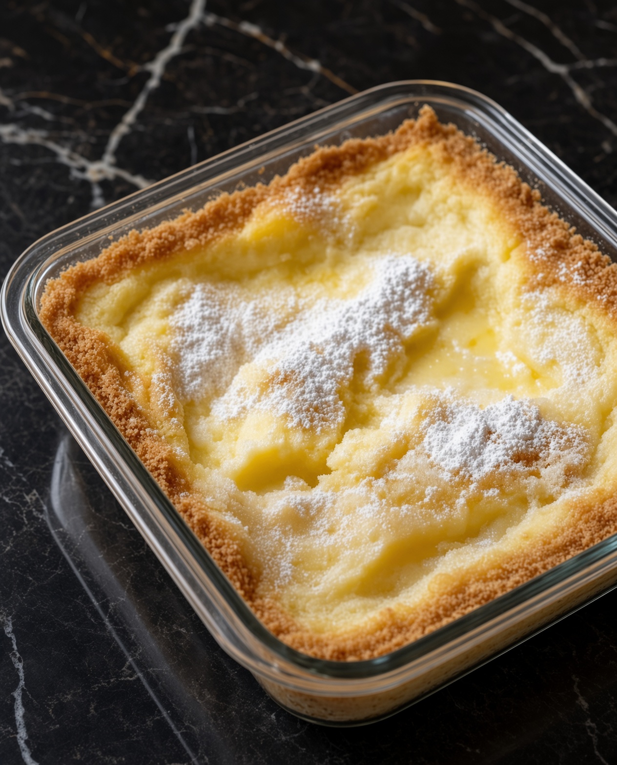 4-Ingredient Lemon Cream Cheese Dump Cake