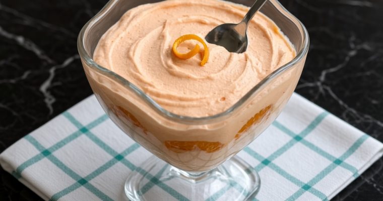 Orange Push Pop Pudding