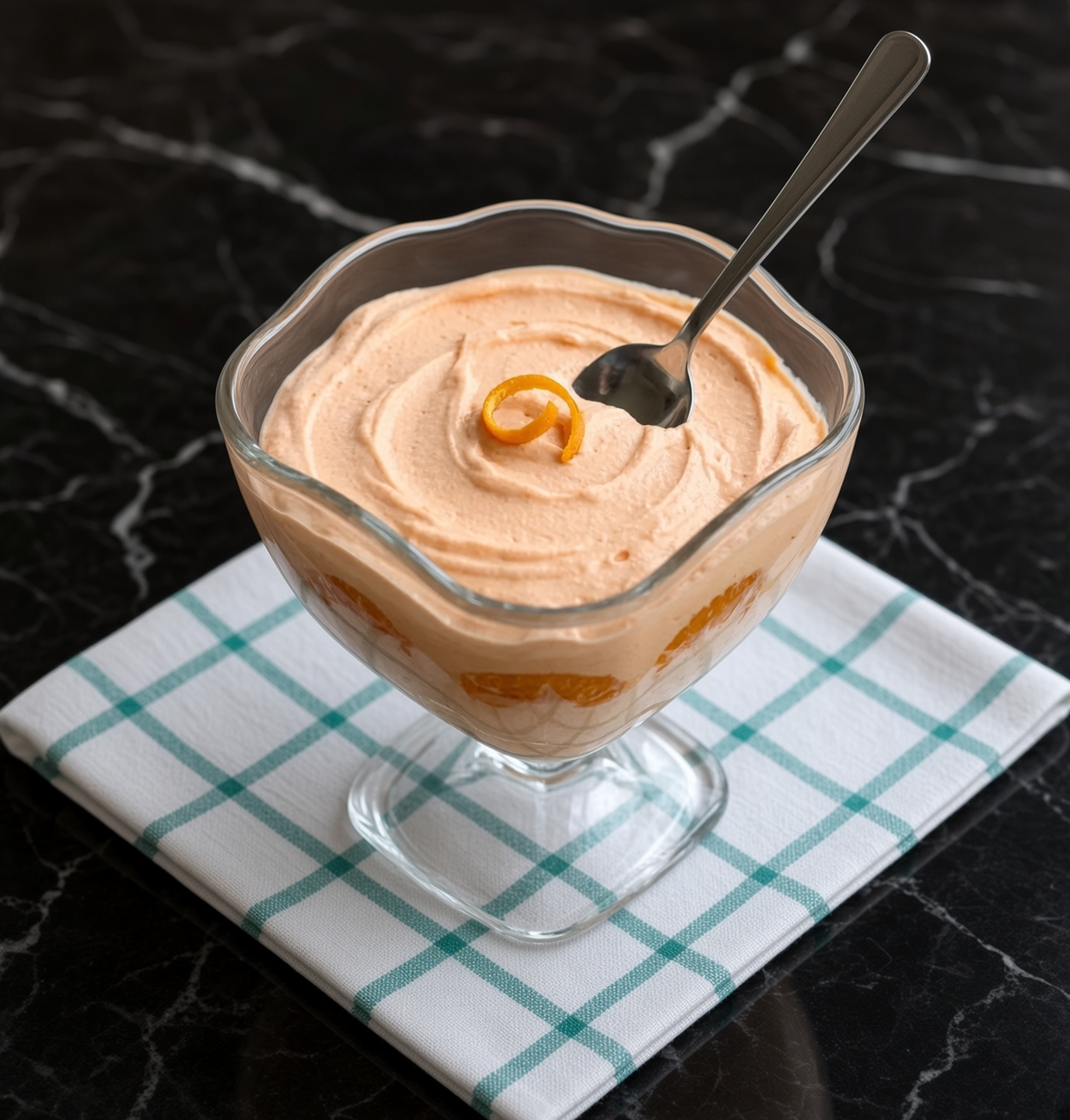 Orange Push Pop Pudding