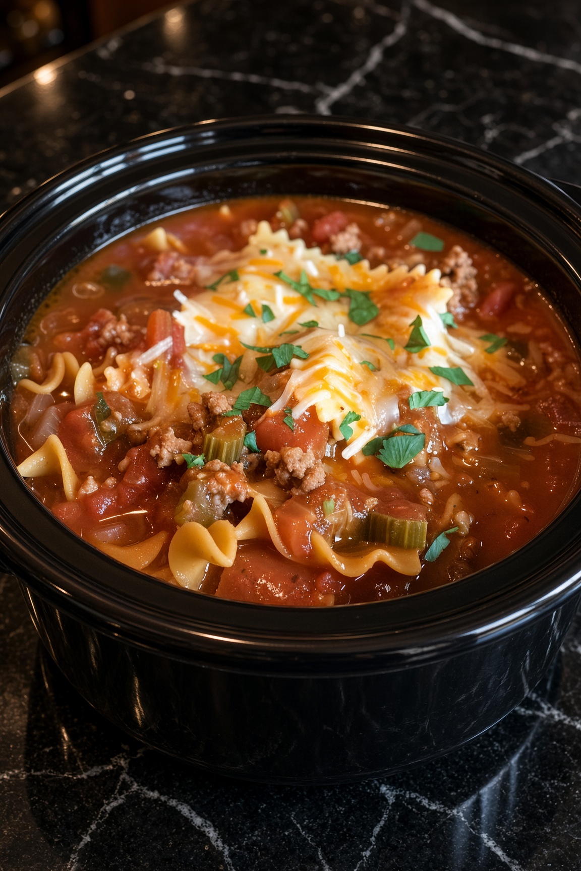 Slow Cooker Lasagna Soup – Best soup I’ve had all year! This recipe is so easy too, the slow cooker does the work for you!