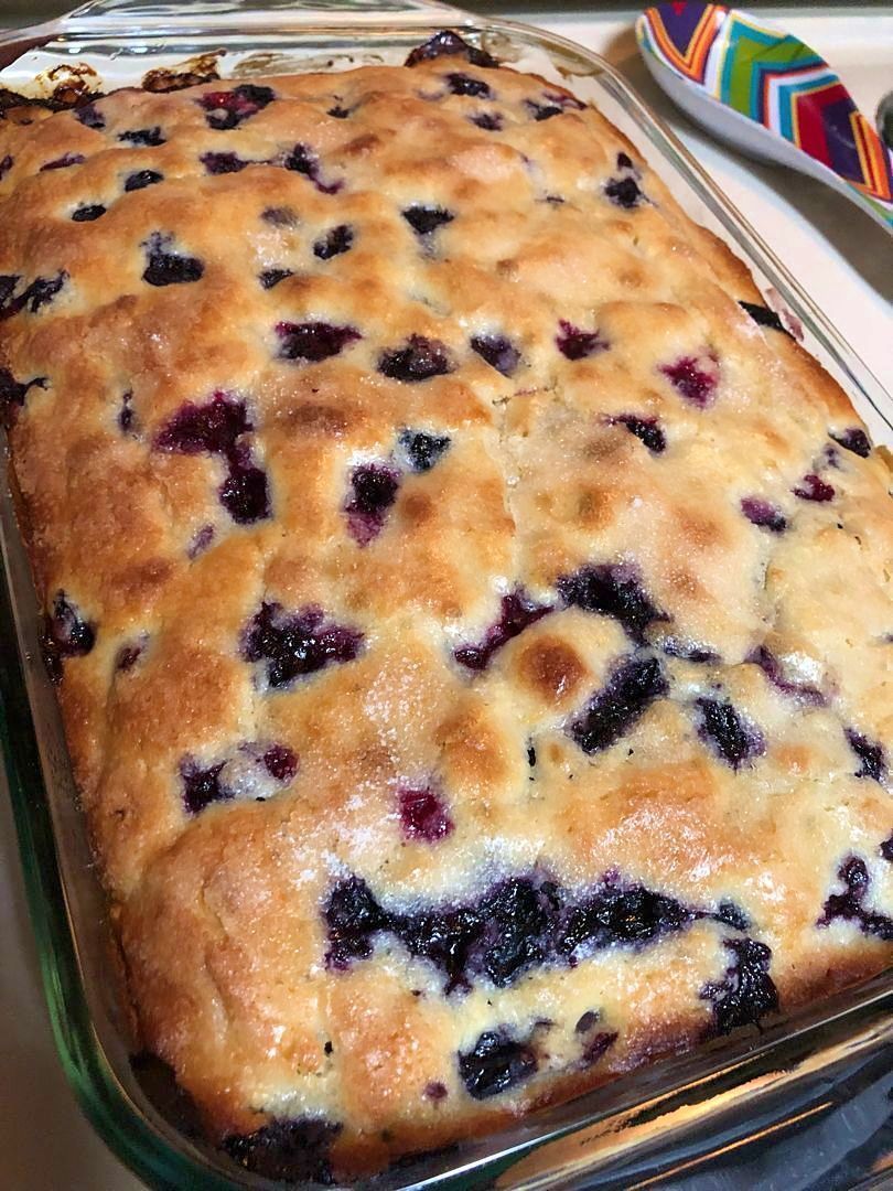 BLUEBERRY BUTTERMILK BREAKFAST CAKE