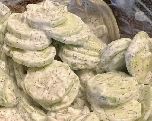 CREAMY CUCUMBER SALAD
