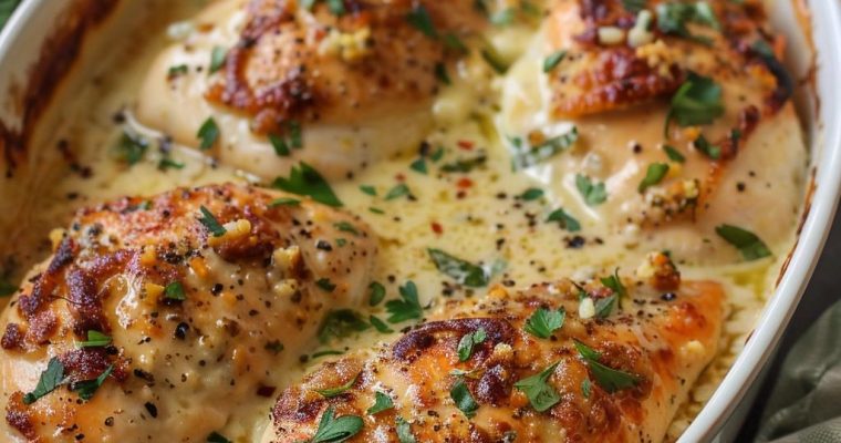 Baked Caesar Chicken