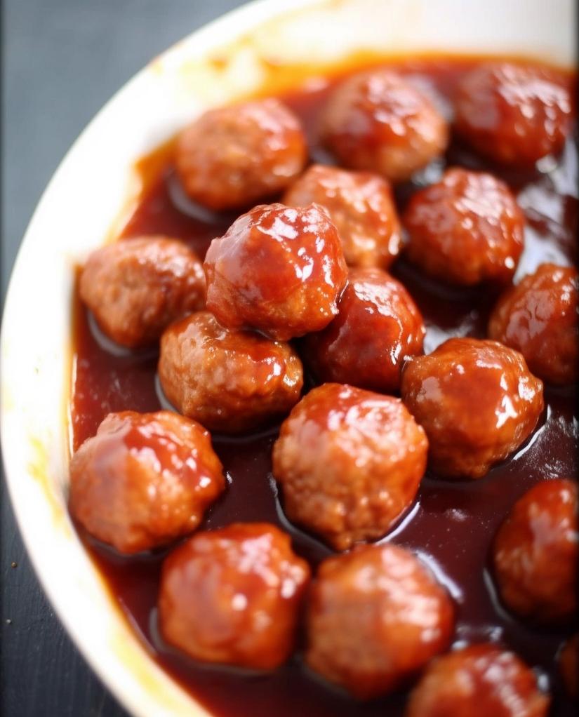 3 Ingredient Sweet and Spicy Crock Pot Meatballs