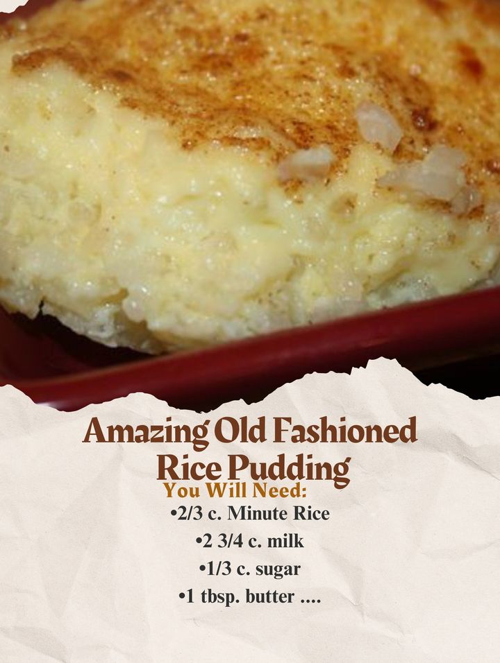 AMAZING OLD FASHIONED RICE PUDDING