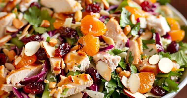 Asian Chicken Cranberry Salad