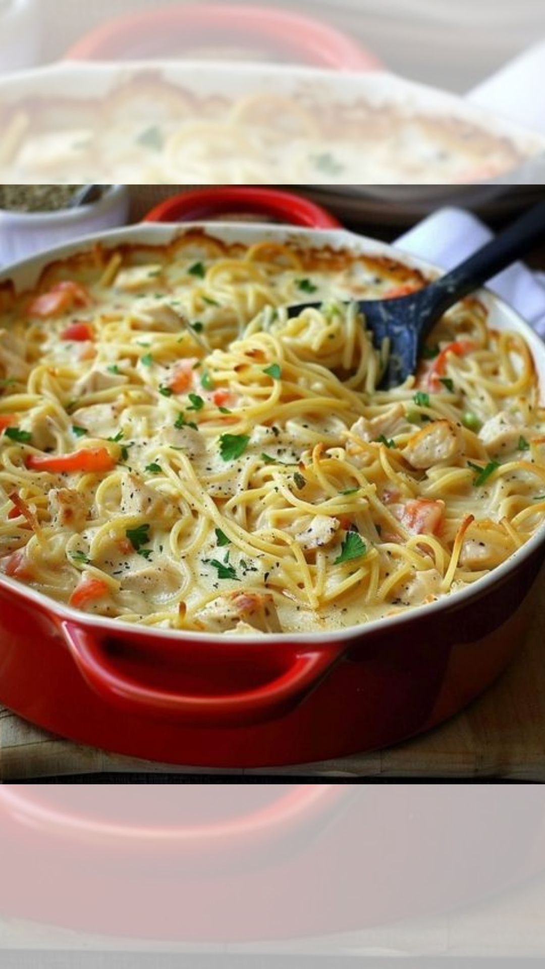 CHICKEN SPAGHETTI CASSEROLE
