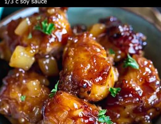 Sweet Hawaiian Crockpot Chicken