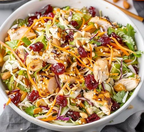 Asian Chicken Cranberry Salad