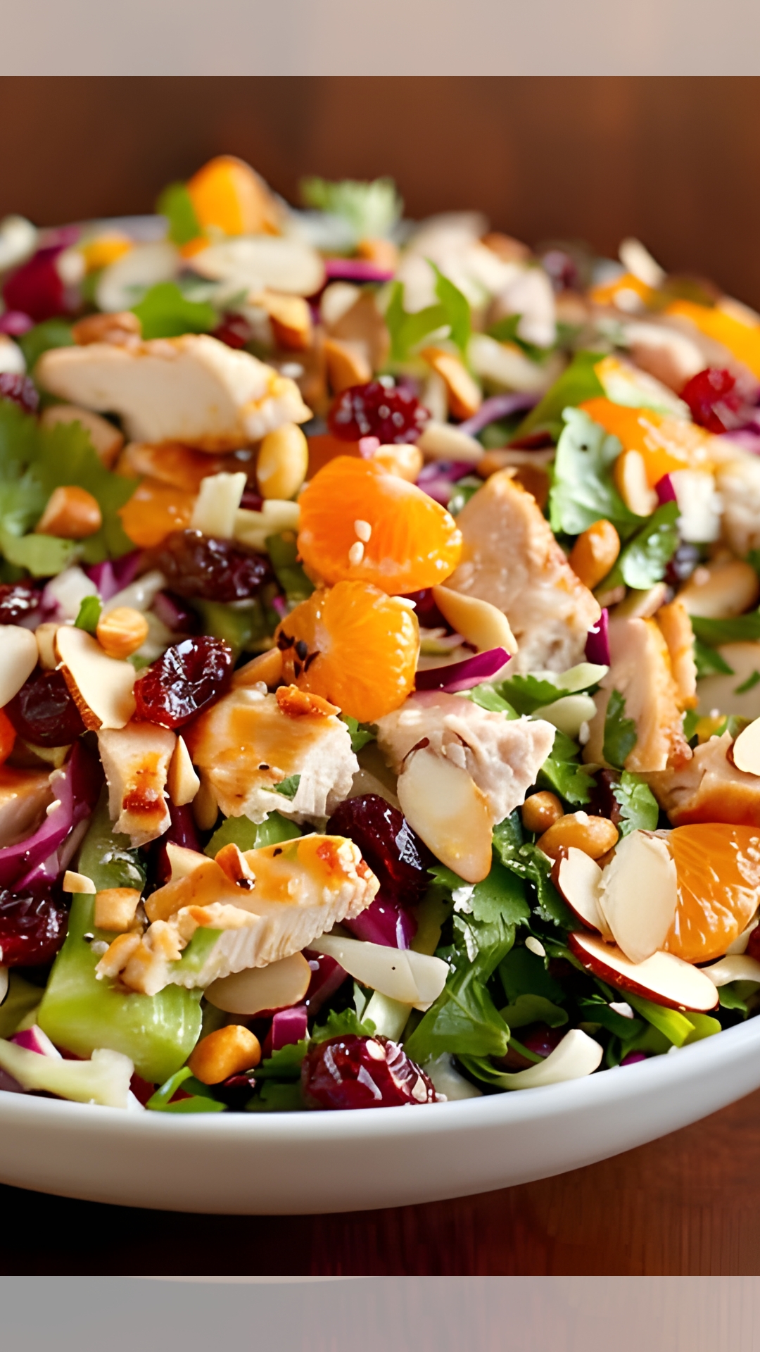 Asian Chicken Cranberry Salad