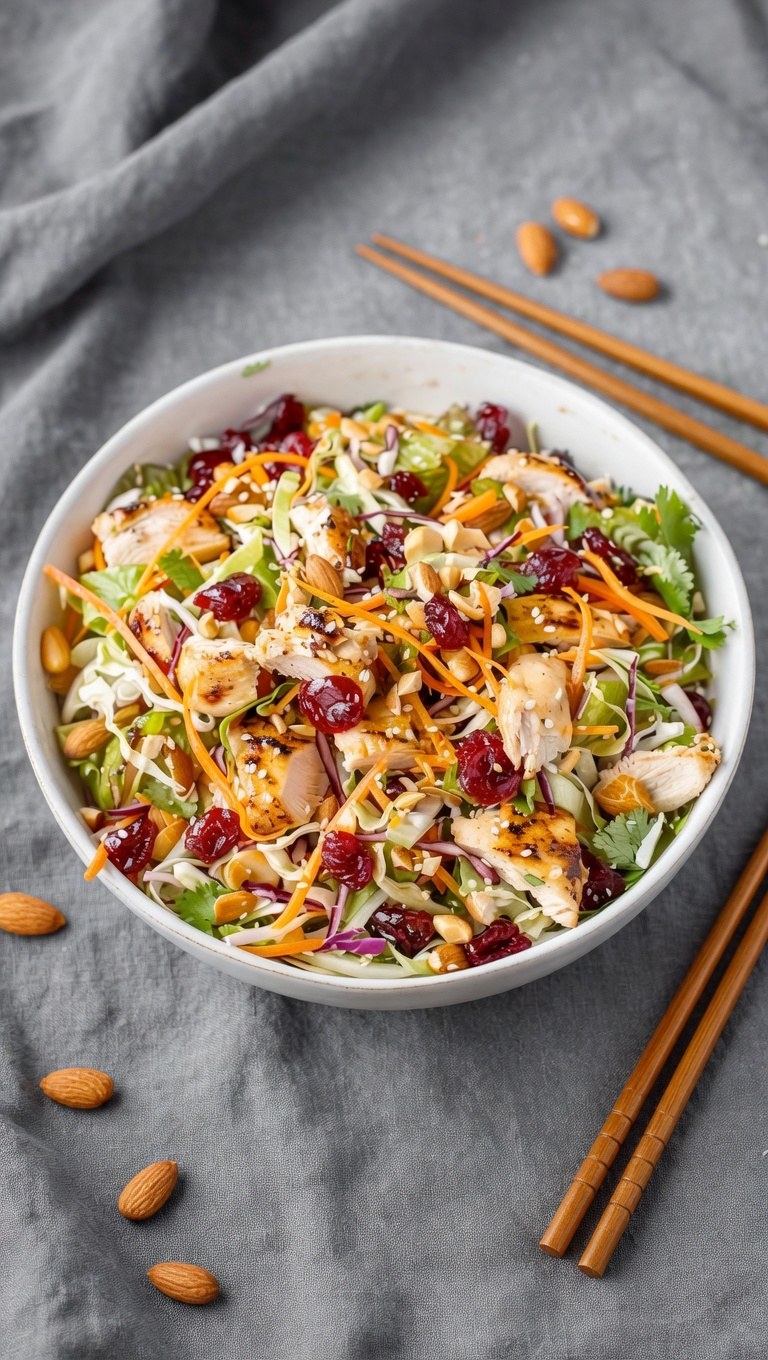 Asian Chicken Cranberry Salad