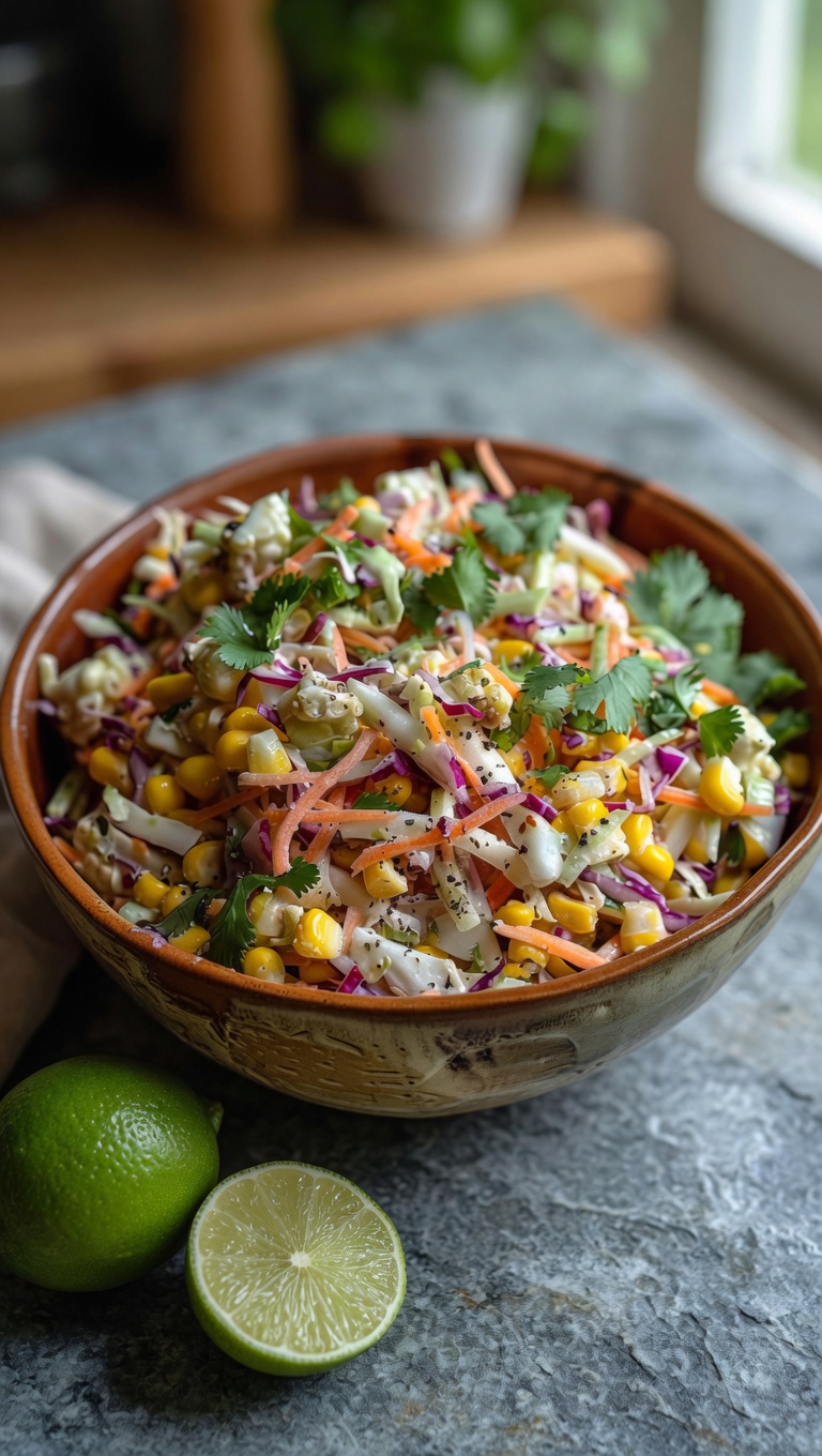 Mexican Street Corn Coleslaw