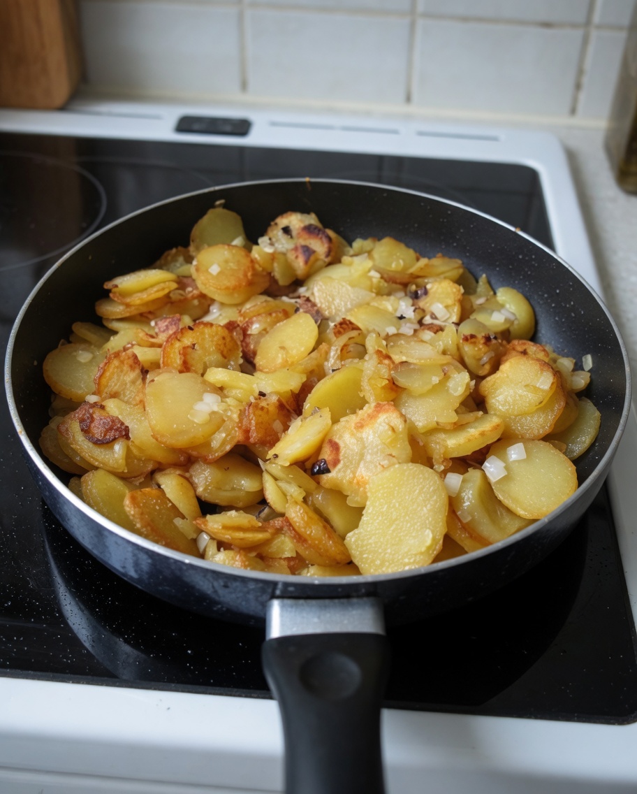 Fried Potatoes and Onions