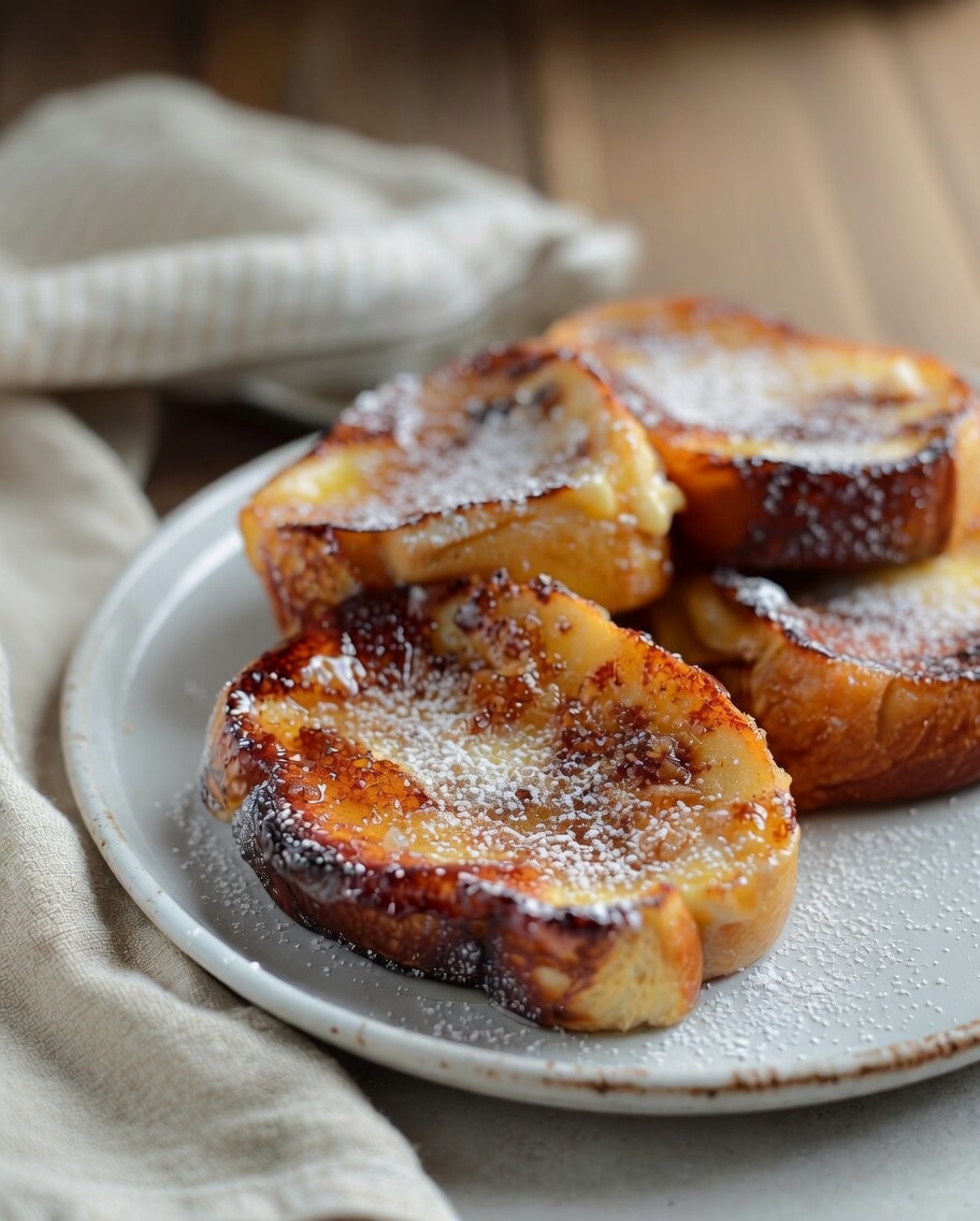Overnight Creme Brulee French Toast