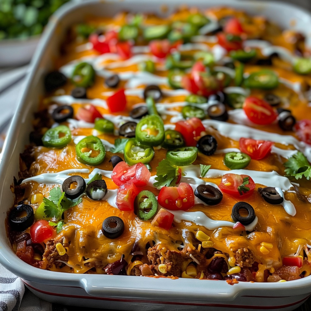 Cheesy Taco Casserole
