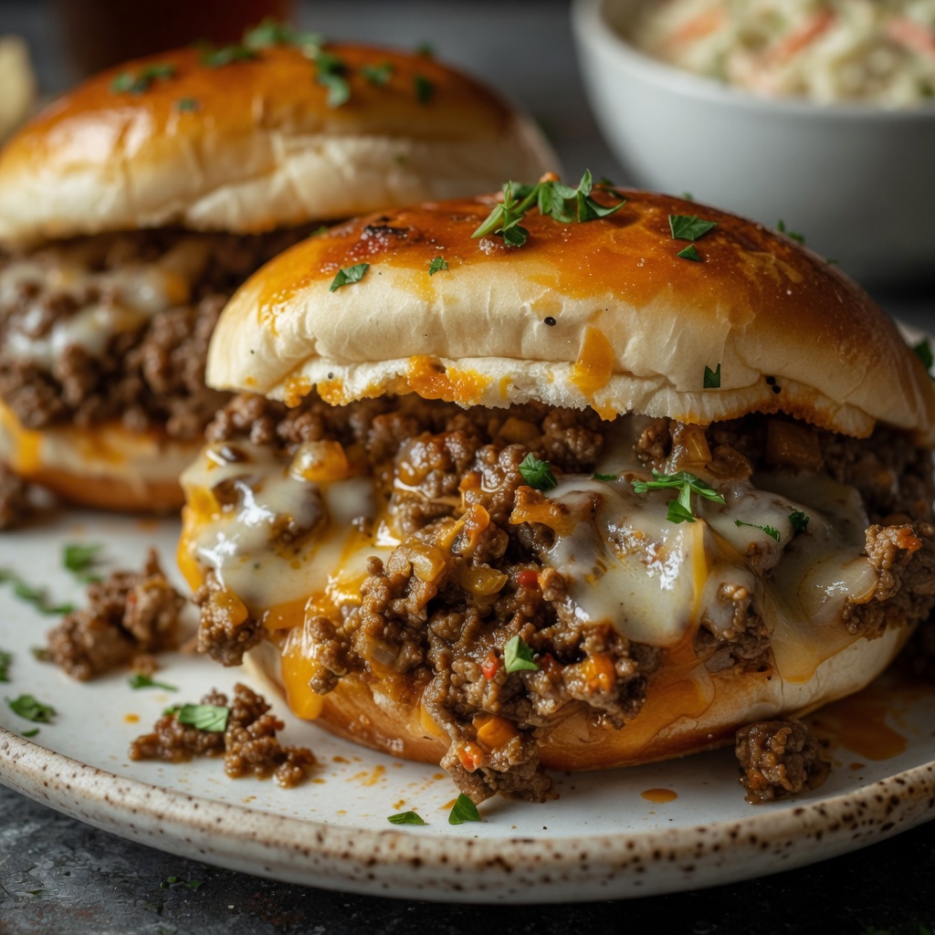 Philly Cheese Steak Sloppy Joes