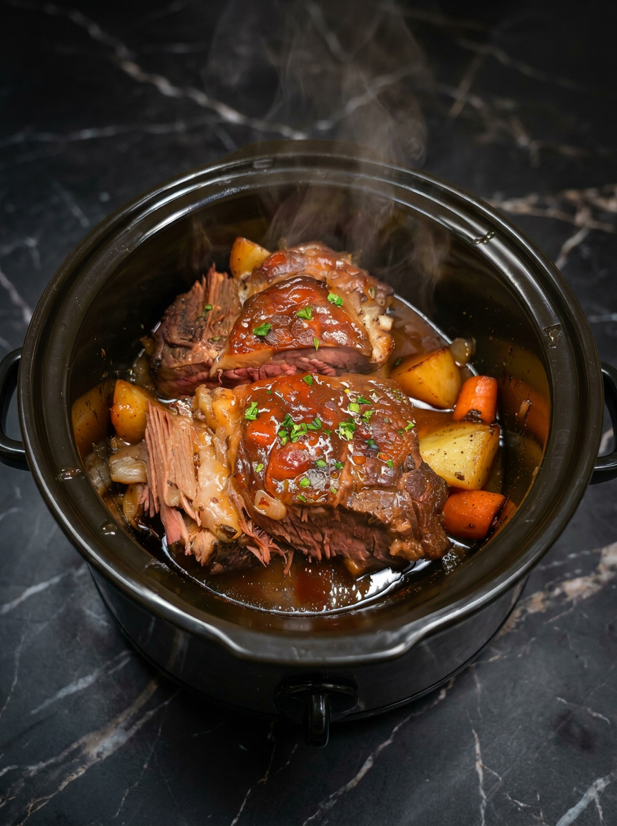 Slow Cooker Amish Pot Roast