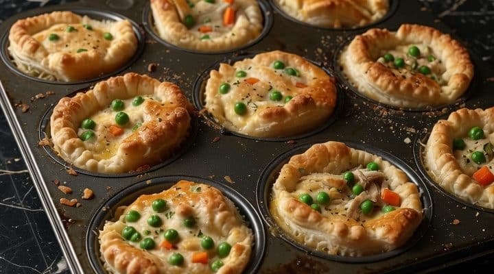 Easy Mini Chicken Pot Pies