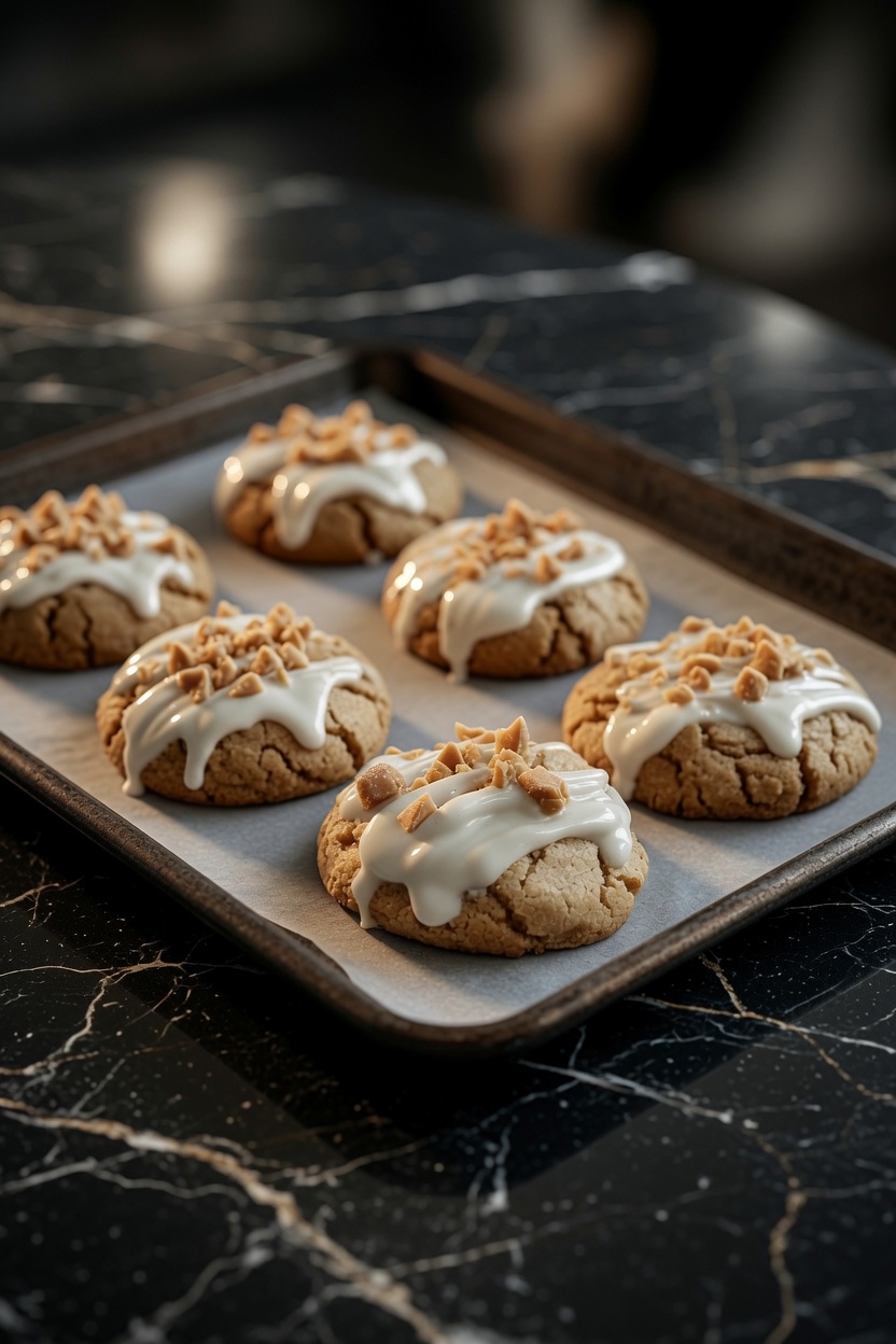 White Chocolate Reese’s Cheesecake Cookies