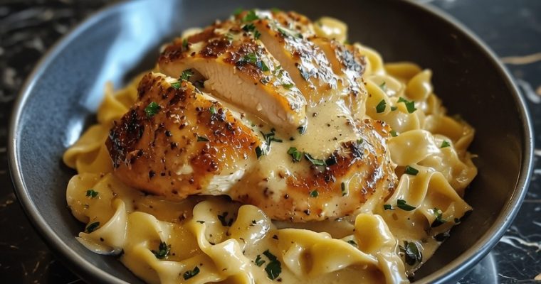 Chicken with Buttered Noodles