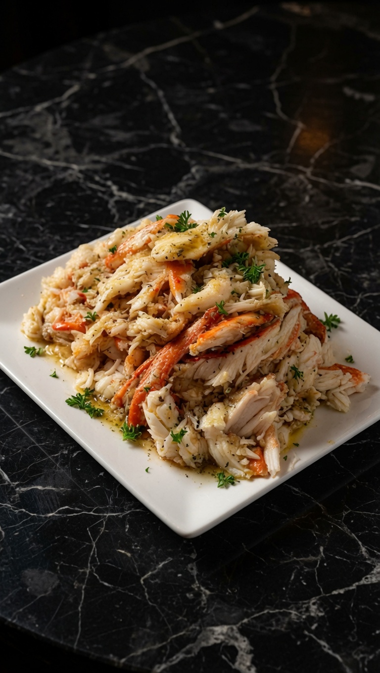 Baked Crab Legs in Butter Sauce