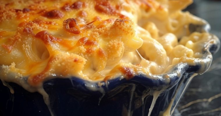 CREAMY BAKED MACARONI AND CHEESE