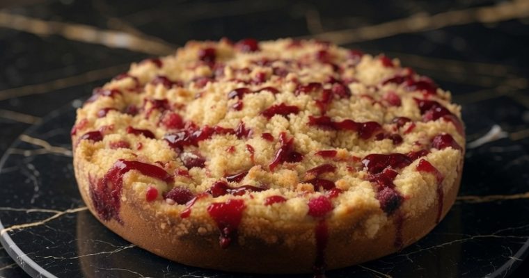 RASPBERRY CREAM CHEESE COFFEE CAKE