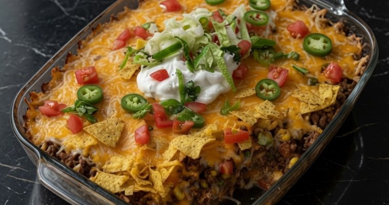 Walking Taco Casserole